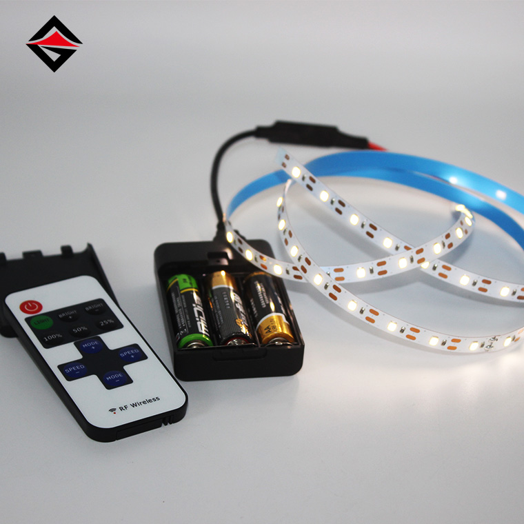 گرم فروخت 5V USB بیٹری باکس ریموٹ کے ساتھ ایل ای ڈی لائٹ اسٹرپ سیٹ کریں